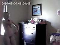 Spying on wife with hidden cam