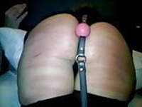 wife burning with legs caning