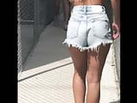 Petite Hottie Frayed Jean Shorts