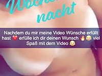 German girl masturbate on sna9