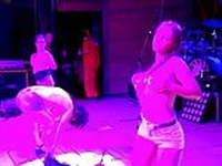 Topless dance competition in Ukraine