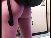 Teen Voyeur - Pink Leggings Blonde