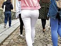 Nice teen ass in Prague