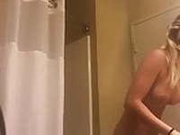 Found 60 Gorgeous Blonde In and Out of Shower Hot