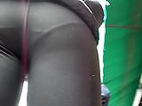 BootyCruise: Black Leggings Up-Ass Cam 10