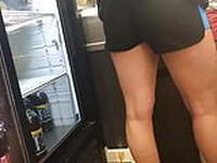 Toned Legs & Butts Soccer Girls Wally World Shoppers