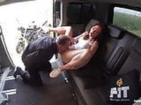 FuckedInTraffic - Brunette Czech gets fucked in hot car sex