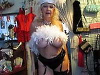 Hot Youtuber Brenda Lee - Topless with feathers!