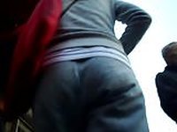 BootyCruise: Gray Warm-Ups Up-Ass Cam 2