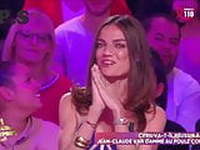 Francesca Antonioniotti Big breast in french TV 2