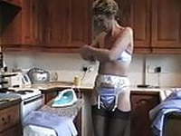 Sara Does The Ironing 