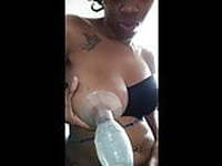 Hot Youtuber Aneshia Marie - Pumping big milk tits 