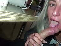 McDonals Store Public Blowjob of German Teen Kitty