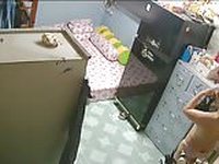 Unsecured Security Camera- Mother & Daughter after Bath