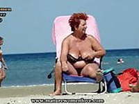 Grannies at beach 