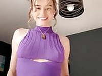 Lea elui no bra purple top 01