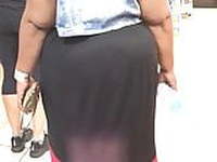 Candid Phat Thick Ass in dress at the store (2)