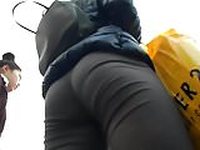 BootyCruise: Gray Leggings Up-Ass Cam 4