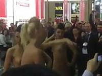 Russian Strippers at Shop Launch