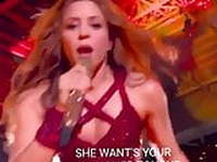 Shakira want cum on her Tongue Superbowl 2020