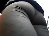 BootyCruise: Gray Leggings Up-Ass Cam Deluxe