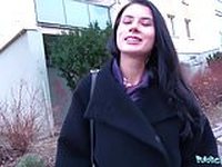 Public Agent Sexy Russians perfect body fucked for cash